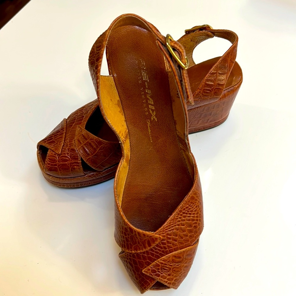 Re-Mix Taos 6M, cute retro sandal wedges
